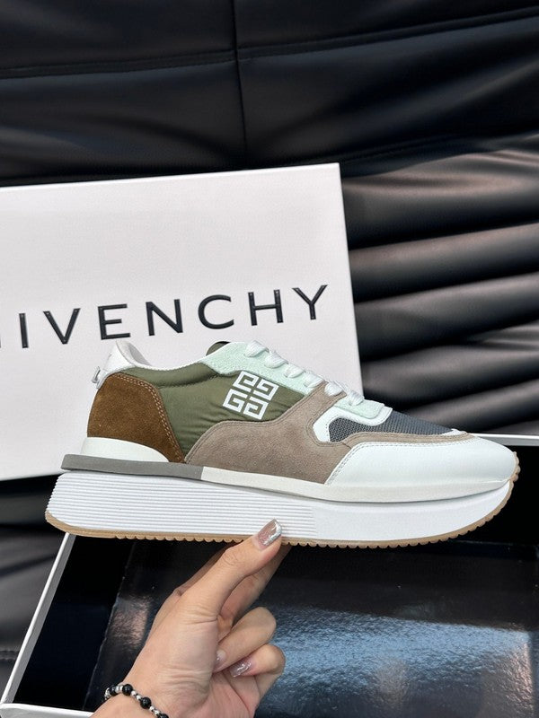 Givenchy White Block Heel Pumps - Front View
