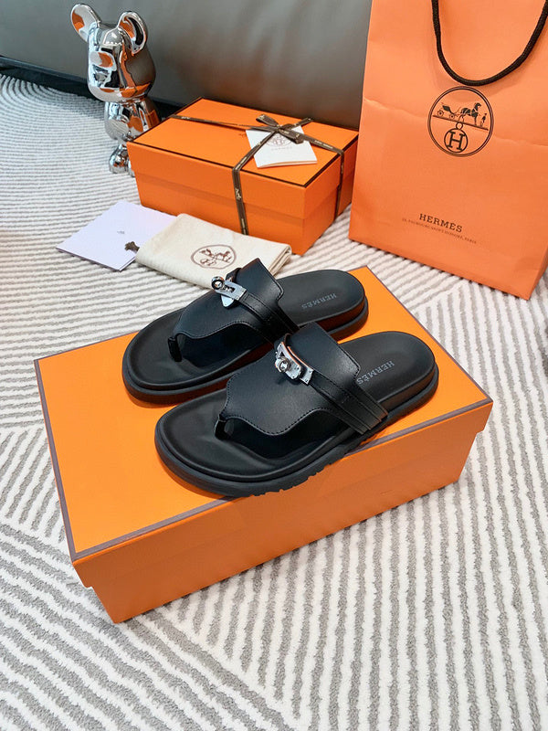 Hermes sandals Style 221 - angled studio shot