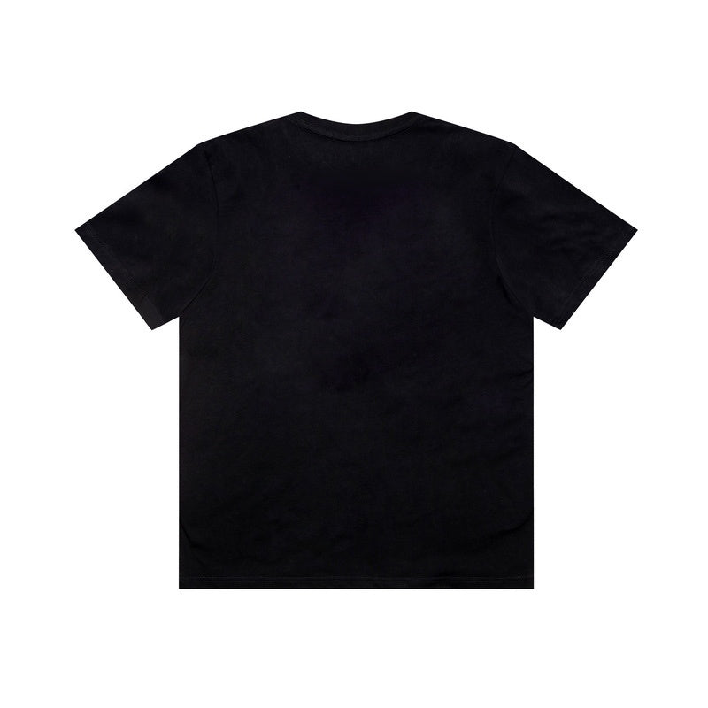 Close-up of Burberry t-shirt craftsmanship