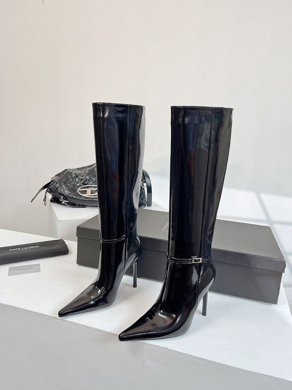 Full silhouette view of Saint Laurent luxury piece style No.037