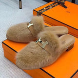 Hermès White Chelsea Boots - Front View