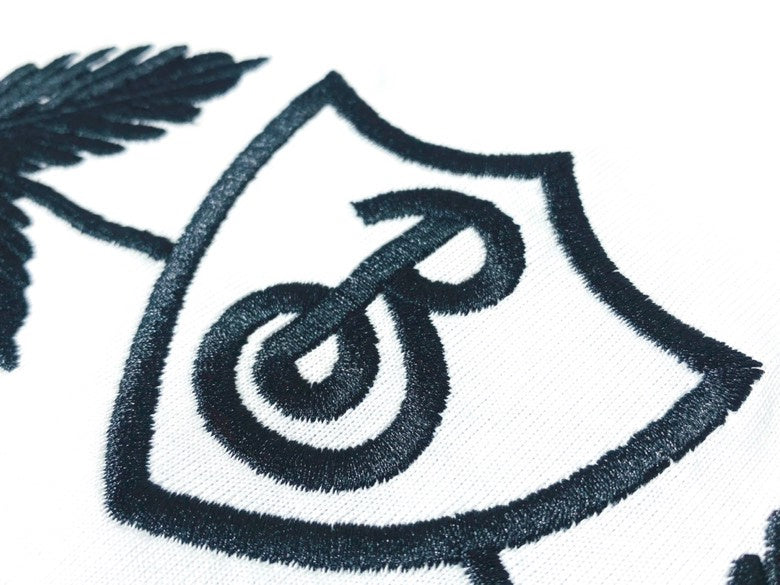 Burberry luxury t-shirt detail shot
