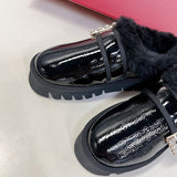 Texture and finish detail of Roger Vivier luxury piece style No.064