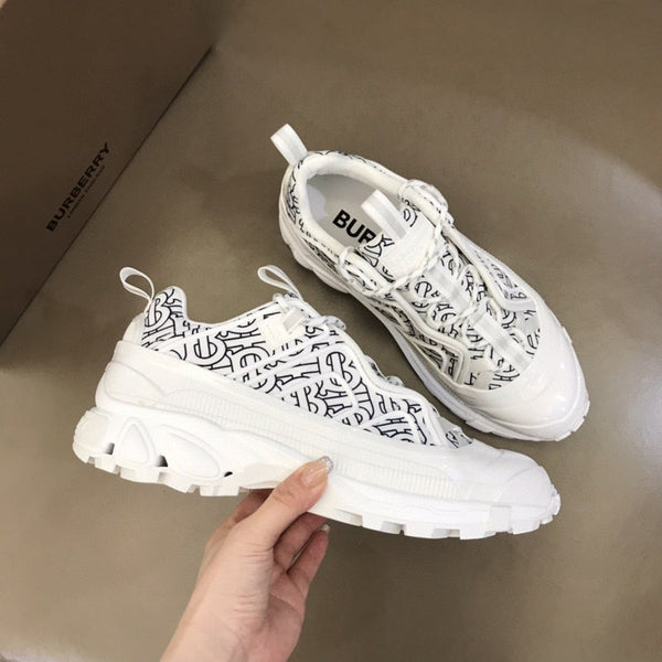 Burberry Camel Slip-On Sneakers - Front View