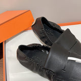 Hermes shoes Style 265 - logo and branding close-up