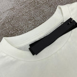 Close-up of Amiri t-shirt craftsmanship