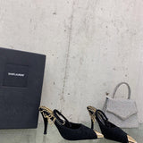 Back view of Saint Laurent luxury piece style No.021