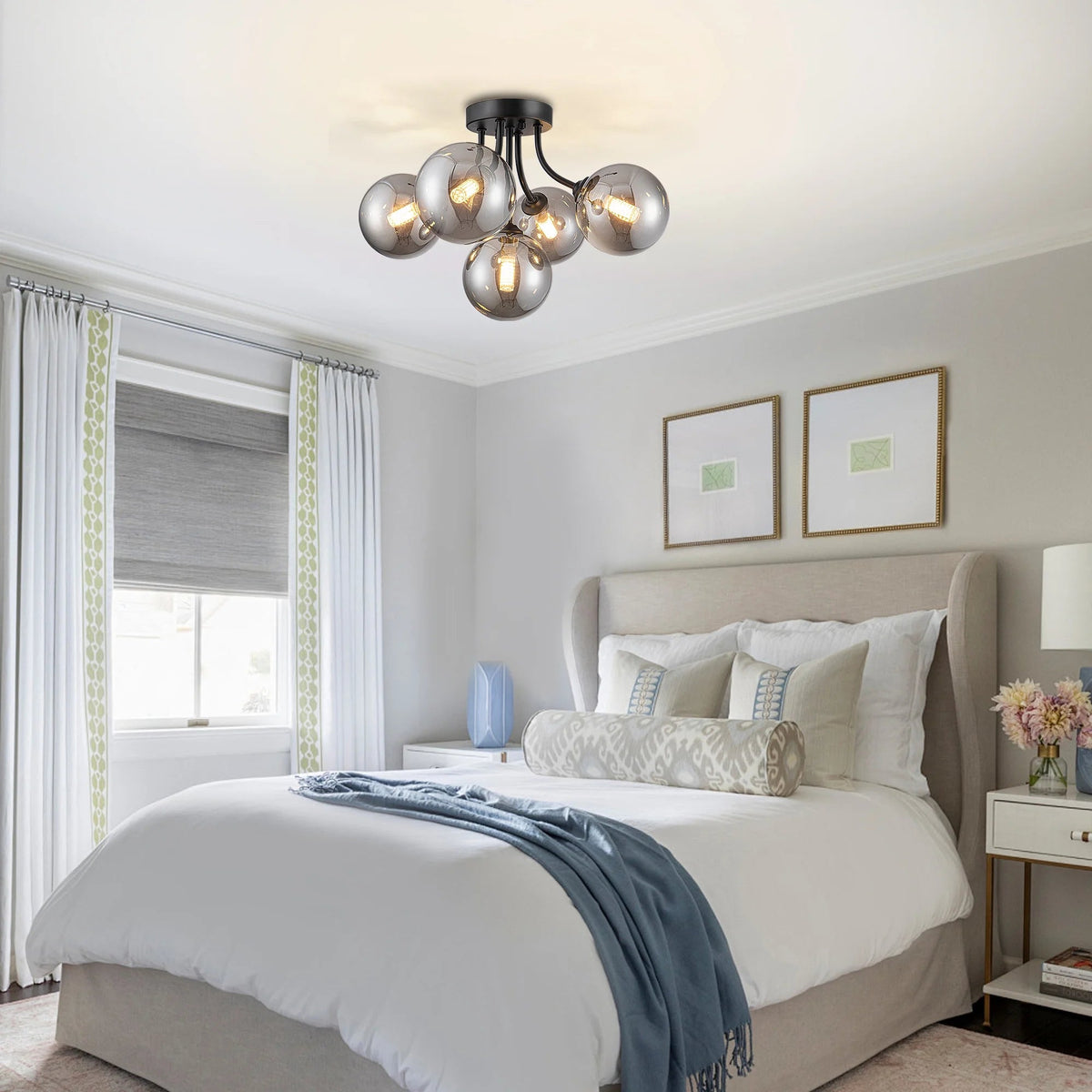 Modern Ceiling Light 5-Light Sputnik Ceiling Light Fixture