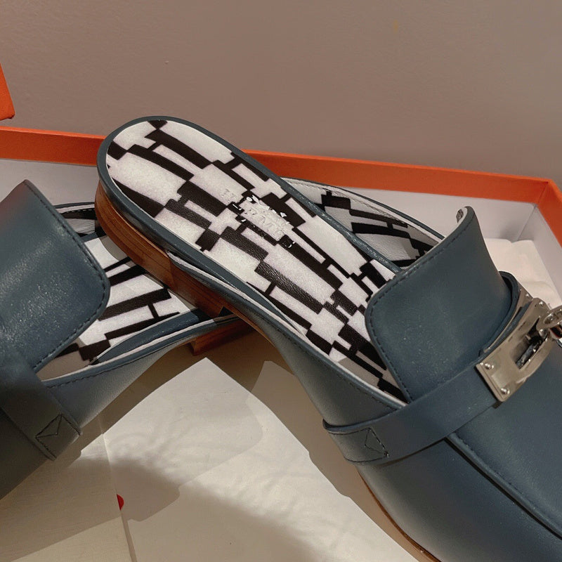 Hermès Red Slip-On Sneakers - Full Silhouette View