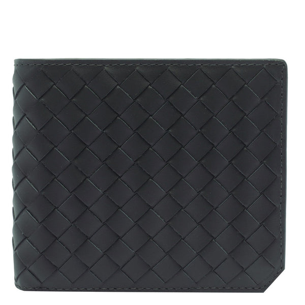 Bottega Veneta Wallets? Bottega Veneta Men Bi-Fold Small Intrecciato Wallet Elegant Everyday Leather Wallet