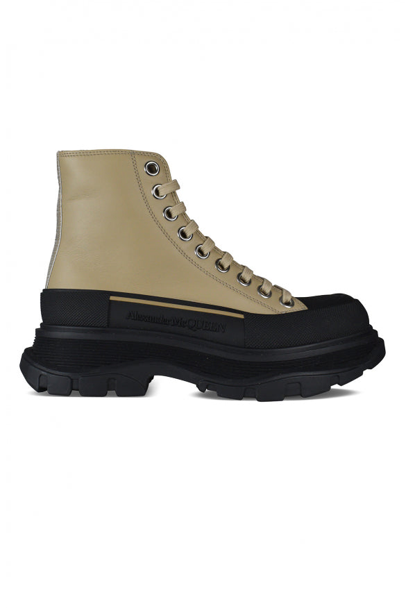 Alexander McQueen Shoes- Alexander Mcqueen Women Tread Slick High Boots Luxury Lifestyle Designer Footwear