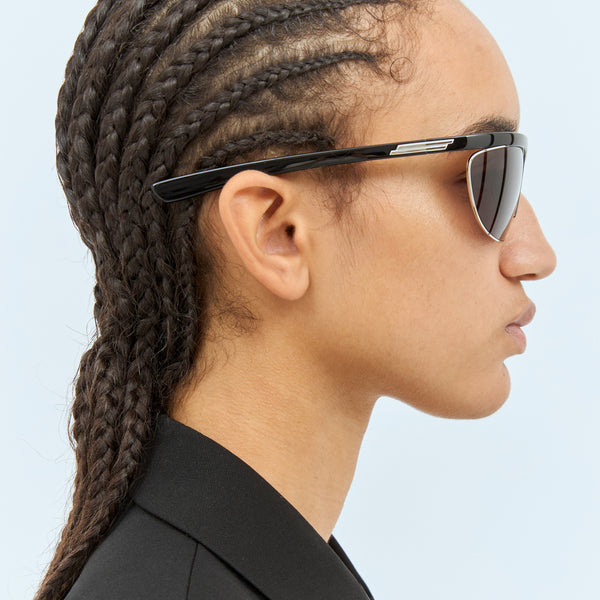 Bottega Veneta premium sunglasses detail and craftsmanship close-up