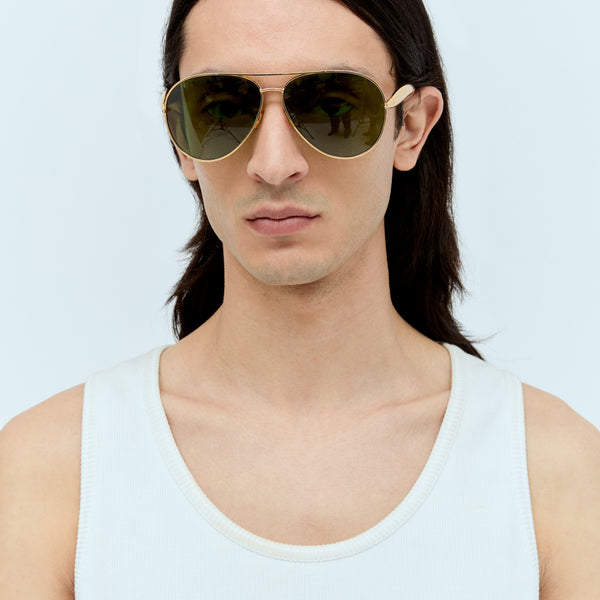 Bottega Veneta Sunglasses? Bottega Veneta Men Sardine Aviator Sunglasses Luxury Designer UV Sunglasses