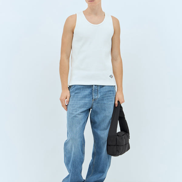 Bottega Veneta Tops? Bottega Veneta Men Rib Jersey Tank Top Elegant Everyday Designer Top