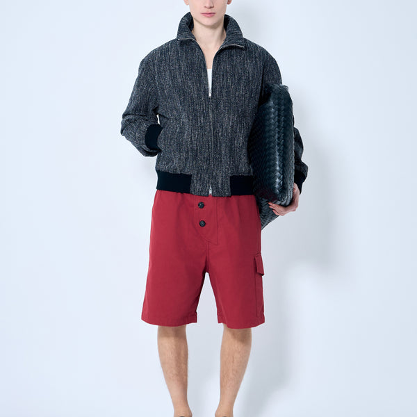 Bottega Veneta Shorts? Bottega Veneta Men Light Cotton Twill Shorts Premium Designer Casual Shorts