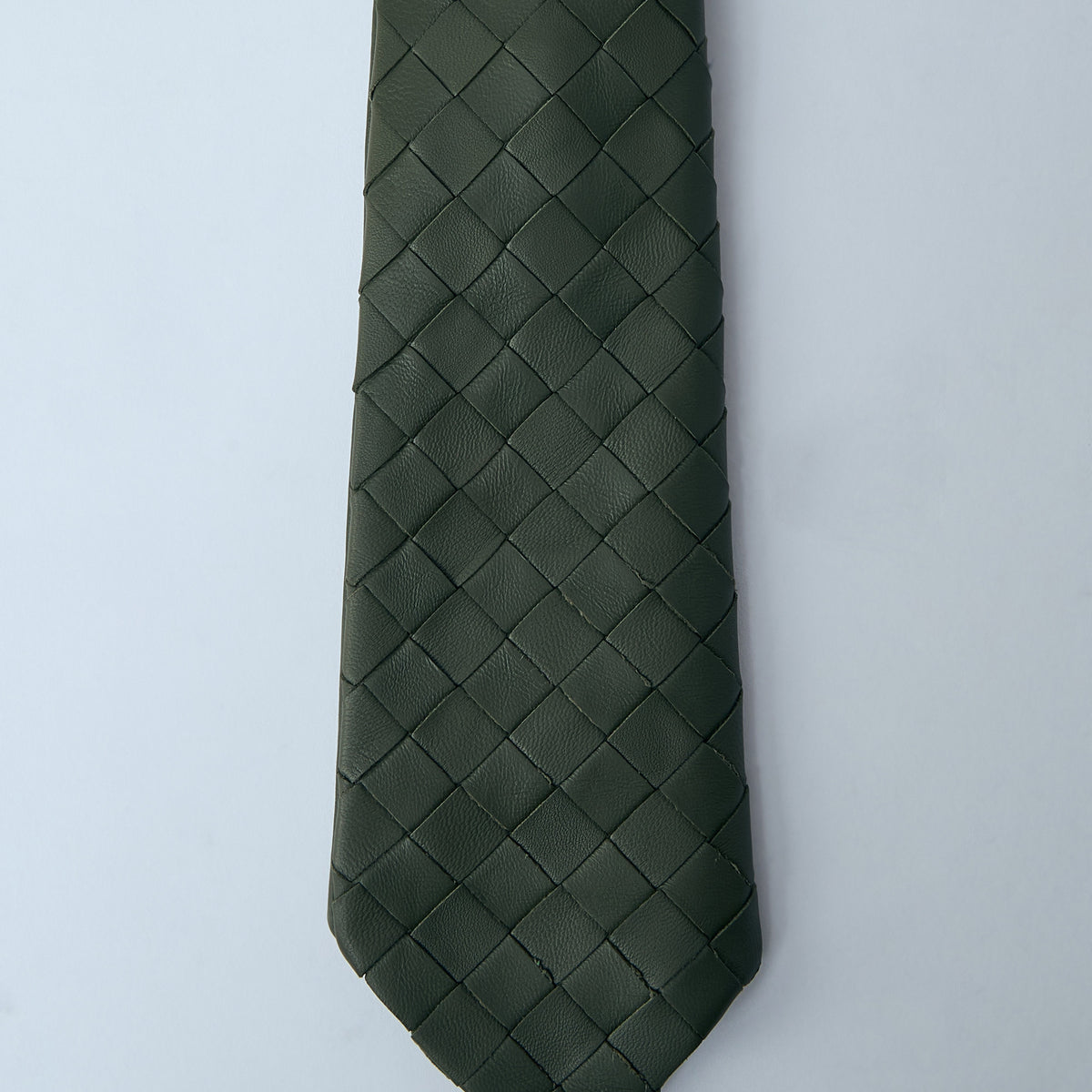 Bottega Veneta Ties? Bottega Veneta Men Braided Leather Tie Classic Designer Silk Tie