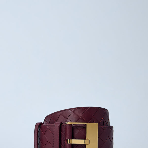 Bottega Veneta Belts? Bottega Veneta Women Braided Belt Premium Leather Designer Belt