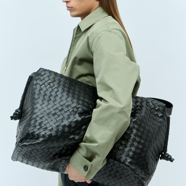 Bottega Veneta Bags? Bottega Veneta Men Large Loop Weekender Bag Luxury Designer Leather Handbag
