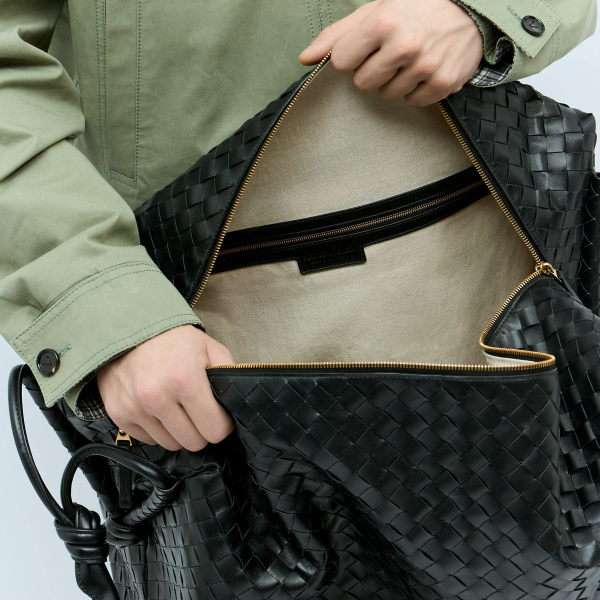 Bottega Veneta weekend/travel bags luxury designer piece front view