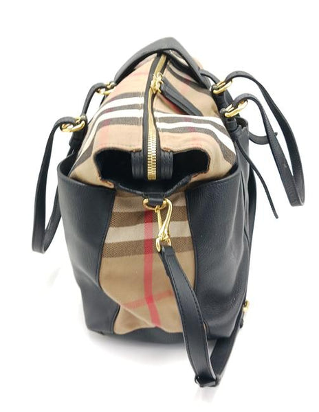 Burberry diaper bags side profile designer luxury fashion