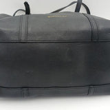 Close-up of Burberry diaper bags hardware and fine stitching