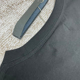 Close-up of Amiri t-shirt craftsmanship