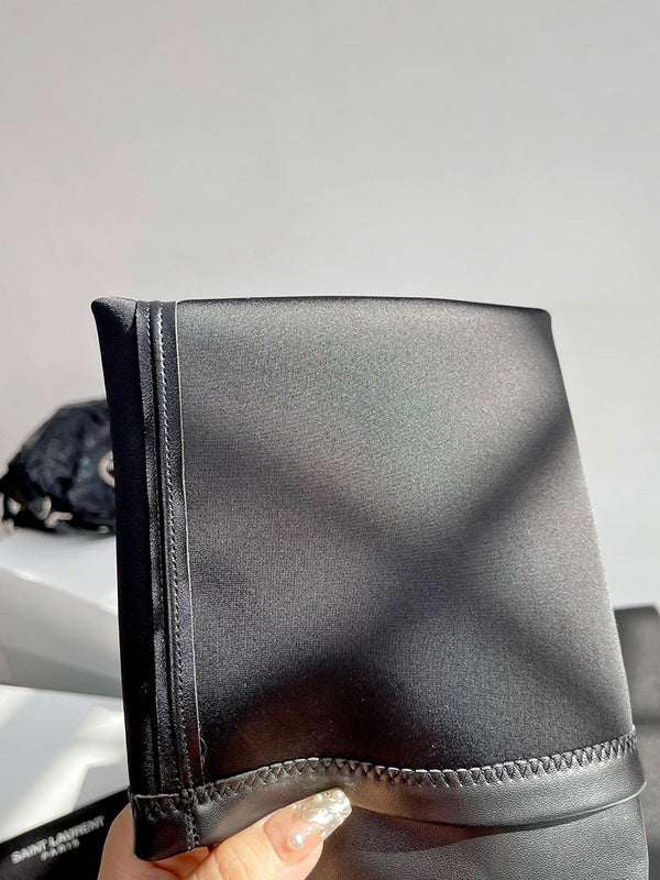 Side profile view of Saint Laurent luxury piece style No.018