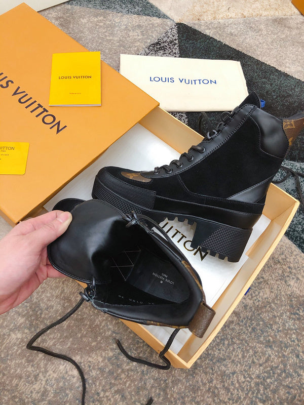 Louis Vuitton shoes front view designer style