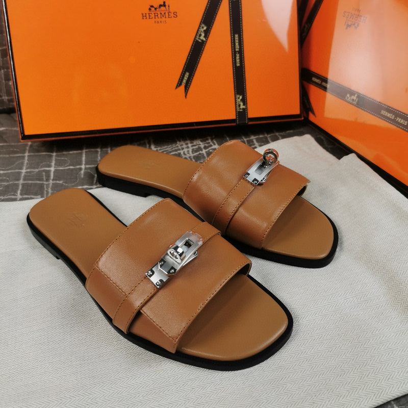 Hermes sandals Style 159 - styled lifestyle view