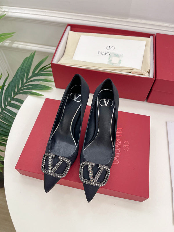 Valentino Garavani designer shoes full view