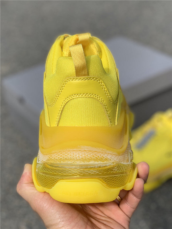 Balenciaga Nude Low-Top Sneakers - Heel Detail View