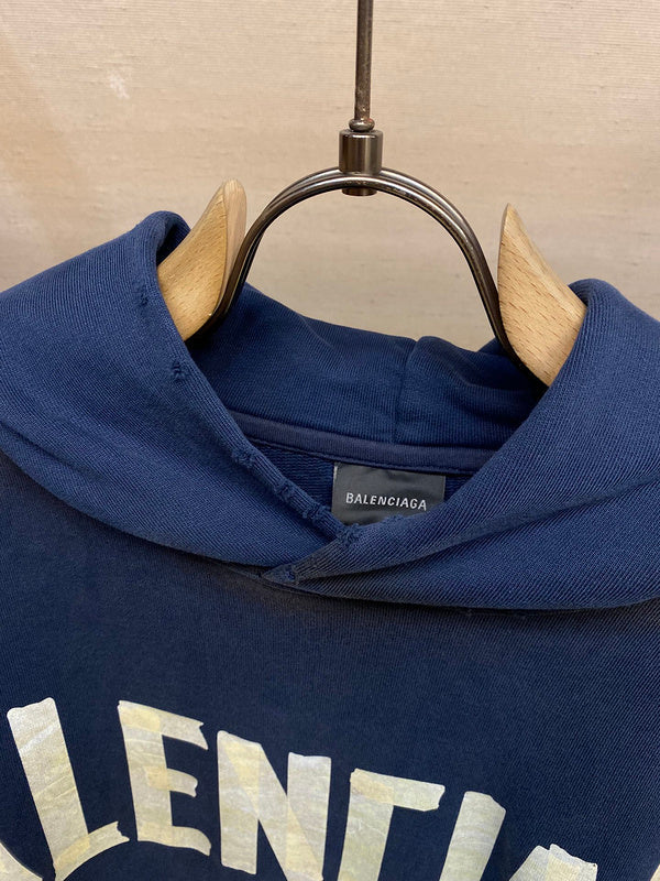 Close-up of Balenciaga designer clothing craftsmanship