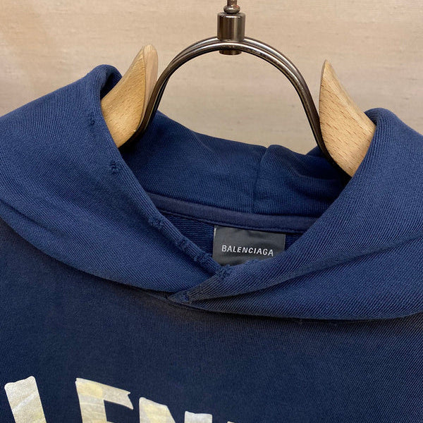 Close-up of Balenciaga designer clothing craftsmanship