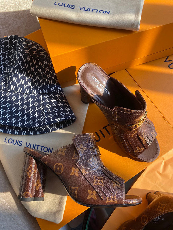 Louis Vuitton designer shoes full view