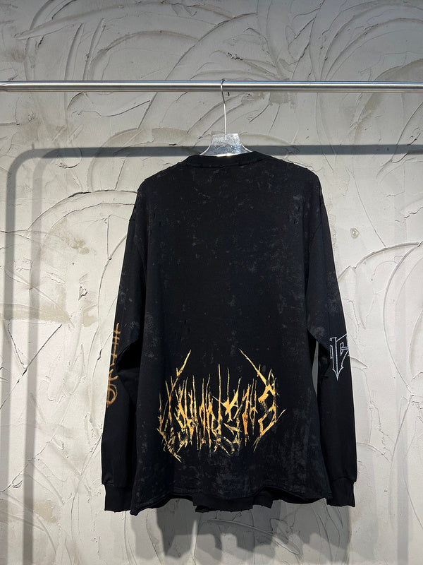 Close-up of Balenciaga designer clothing craftsmanship