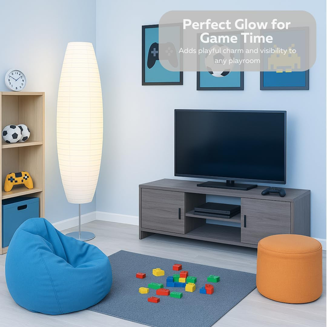 Diploma Paper Floor Lamp Set - Paper Lamps - Rice Paper Floor Lamps - Paper Floor Lamps