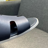Hermes shoes Style 023 - logo and branding close-up