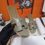 Hermes sandals Style 110 - front view, luxury comfort fit