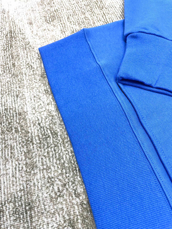 Close-up of Amiri hoodie craftsmanship