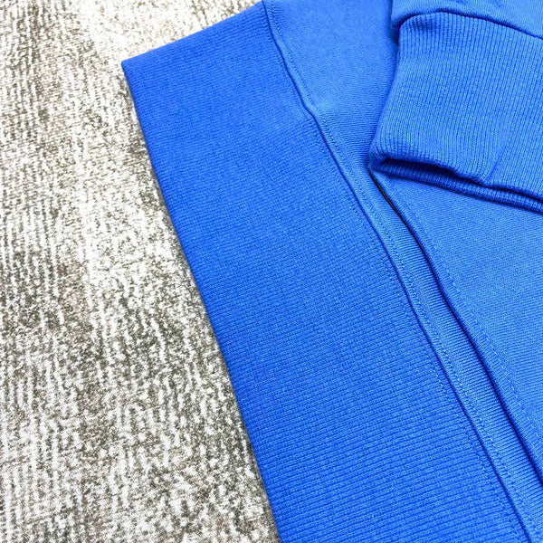 Close-up of Amiri hoodie craftsmanship