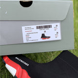 Balenciaga Red Chelsea Boots - Front View