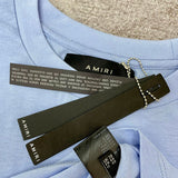 Amiri luxury t-shirt detail shot