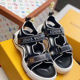 Louis Vuitton luxury shoes detail shot