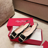 Close-up of Roger Vivier shoes craftsmanship