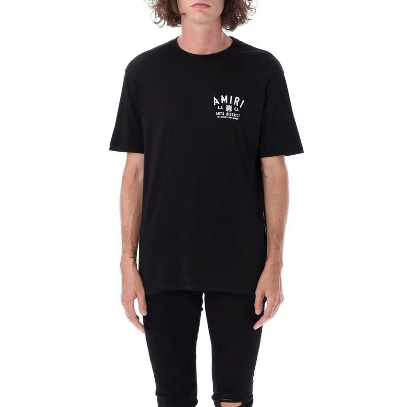 Amiri luxury t-shirt detail shot