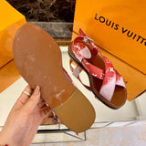Close-up of Louis Vuitton shoes craftsmanship