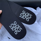 Balenciaga White Classic Ballet Flats - Full Silhouette View