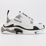 Balenciaga Burgundy Ankle Strap Heels - Front View