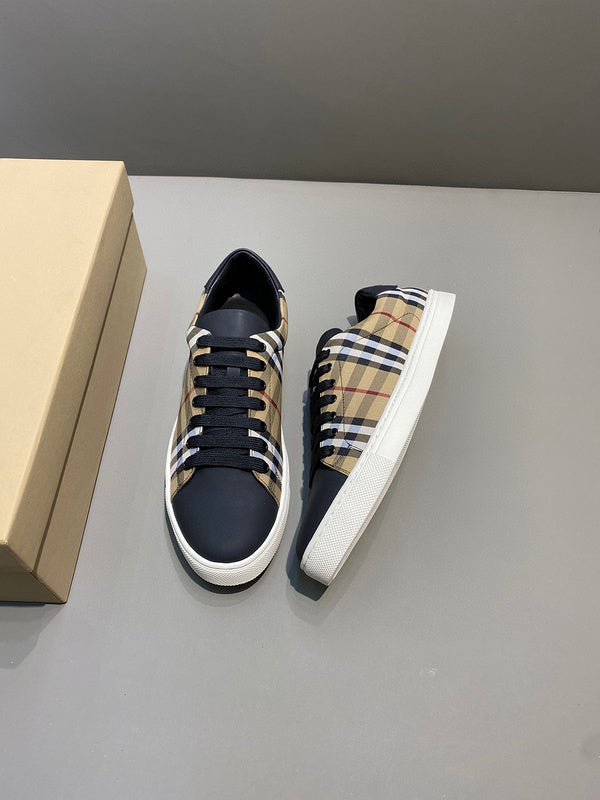 Burberry Camel Ankle Boots - Angled View