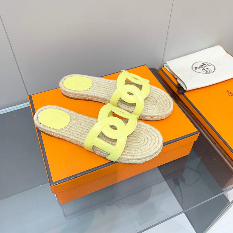 Hermes sandals Style 199 - styled lifestyle view